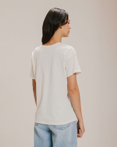 Playera Manga Corta Estampada